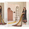 Yellow embroidered dupatta