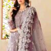 Elegant festive grey attire