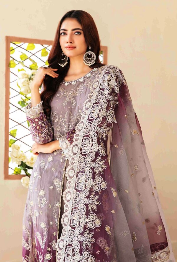 Elegant festive grey attire