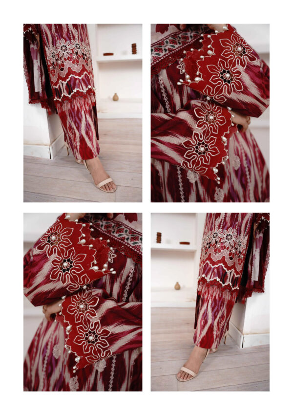 Digital silk dupatta